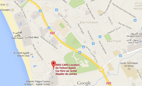 Abidcars office map