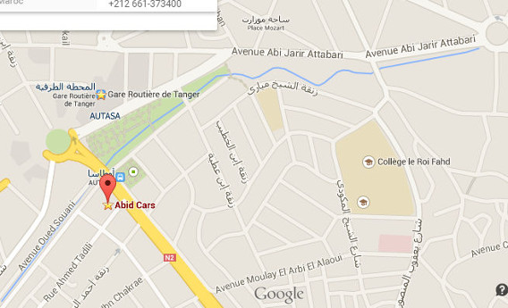 Abidcars office map